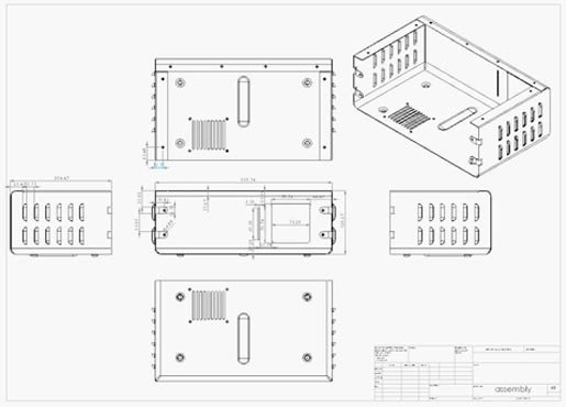 Sheet Metal Enclosure Diagram