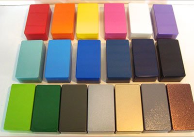 powder coating colors